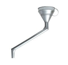GLS Garaj Galvaniz Dirsekli Huni HN2 20 Cm