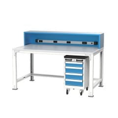 GLS Garaj 3664 Elektronikçi Çalışma Masası Takım Arabalı