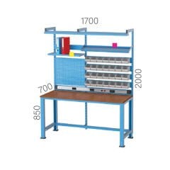 GLS Garaj 3684 Çalışma Tezgahı Askı Panolu Avadanlık Kutulu