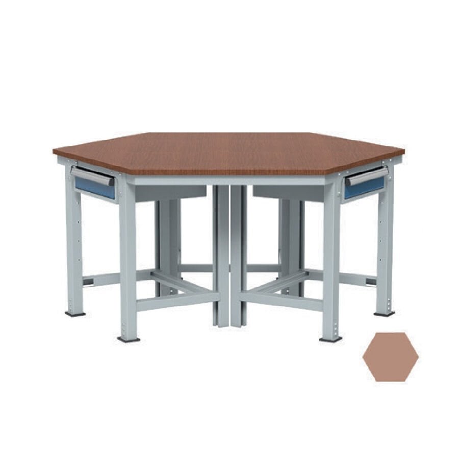 GLS Garaj 3865 Altıgen Çalışma Tezgahı 3 Çekmeceli