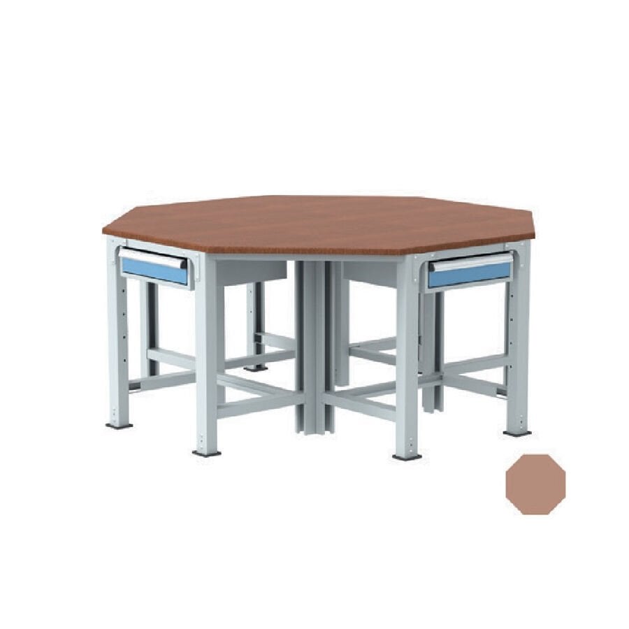 GLS Garaj 3880 Sekizgen Çalışma Tezgahı 4 Çekmeceli