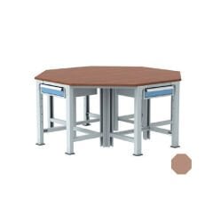 GLS Garaj 3880 Sekizgen Çalışma Tezgahı 4 Çekmeceli