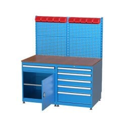 GLS Garaj 3915 Çalışma Tezgahı Askı Panolu Avadanlık Kutulu