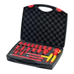 Wiha 43024 VDE Çift Yönlü Lokma Anahtar Seti 1/2'' 20 Parça
