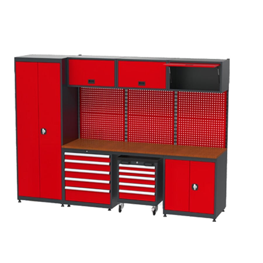 GLS Garaj 8945 Çalışma Tezgahı Malzeme Dolaplı Takım Arabalı