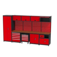 GLS Garaj 8955 Çalışma Tezgahı Malzeme Dolaplı Takım Arabalı