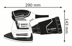 Bosch GSS 160-1 A Multi Profesyonel Titreşimli Zımpara 180 Watt