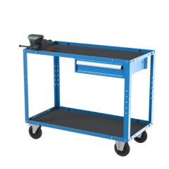 GLS Garaj 8007 Çalışma Arabası Çekmeceli Mengeneli 2 Katlı