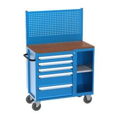 GLS Garaj 8538 Takım Arabası Askı Panolu Kapaksız Yarım Dolaplı