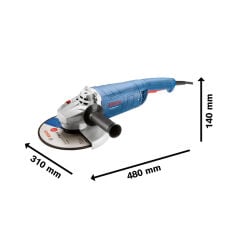 Bosch GWS 2200-230 P Büyük Taşlama Makinesi 2200 Watt 230 mm