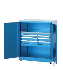 GLS Garaj 6321 Endüstriyel Dolap 6 Çekmeceli Kapılı