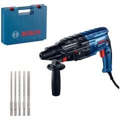Bosch GBH 240 Kırıcı Delici + 5 Parça SDS Plus Uç Seti