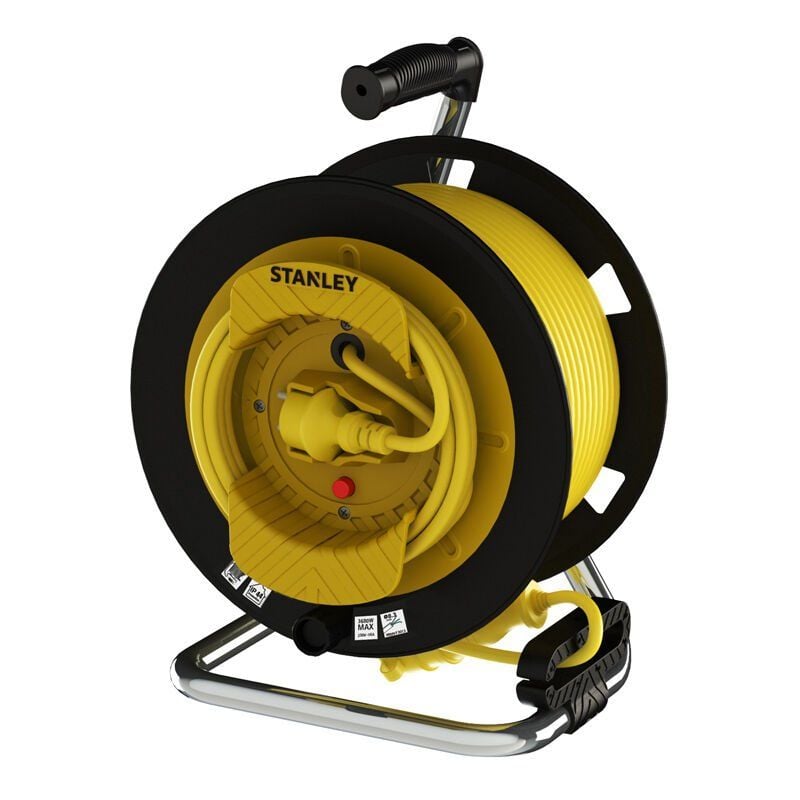 Stanley ST-G 5015+2 Tek Prizli Makaralı Seyyar Uzatma Kablo 50 Mt 3x1.5 mm