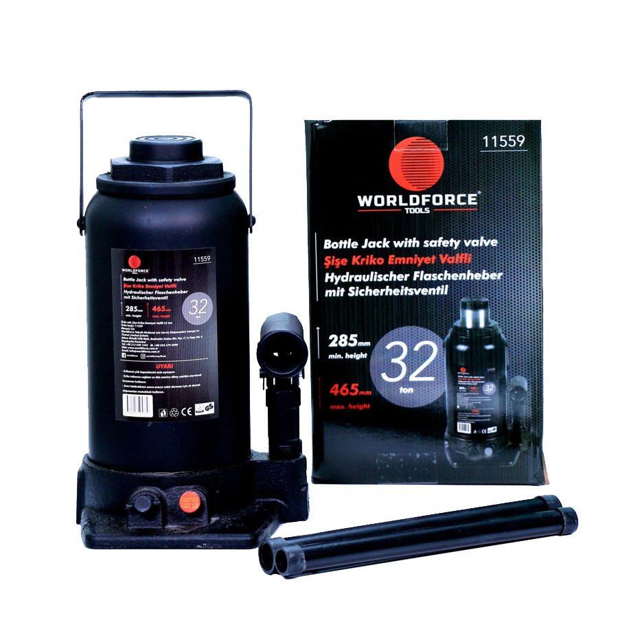 Worldforce 11559 Hidrolik Şişe Kriko 32 Ton