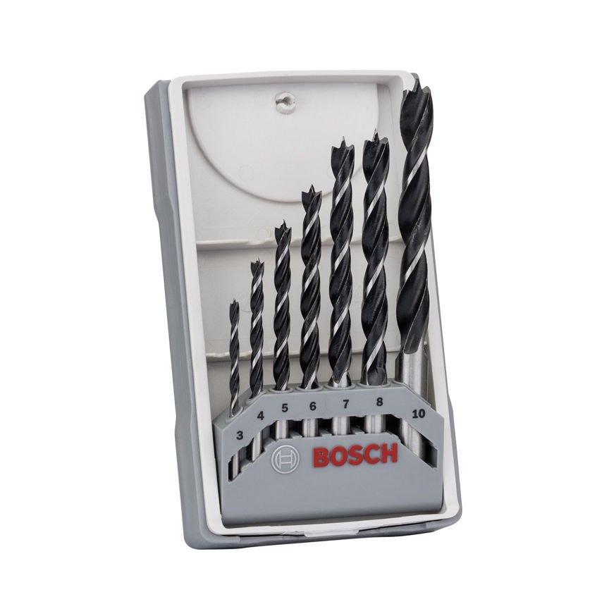 Bosch Ahşap Matkap Ucu Seti Silindir Şaft 7 Parça