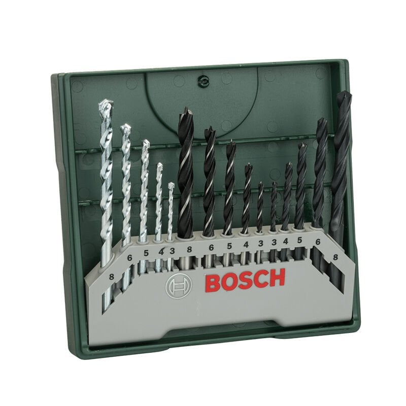 Bosch Mini X Line Karışık Matkap Ucu Seti 15 Parça