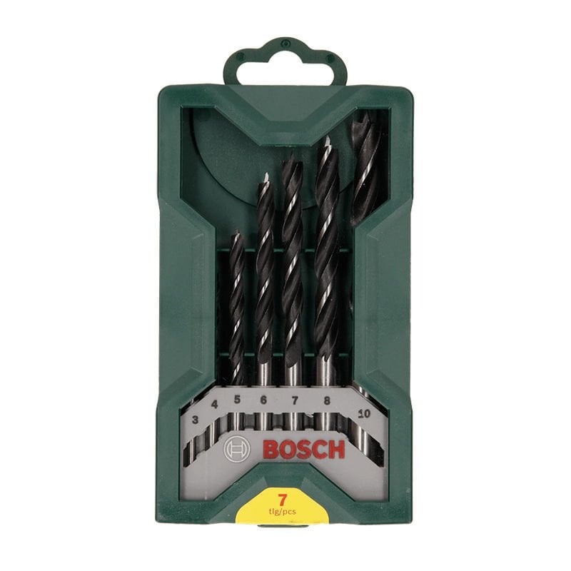 Bosch Mini X Line Ahşap Delme Matkap Ucu Seti 7 Parça
