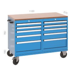 GLS Garaj  8230 Takım Arabası 10 Çekmeceli