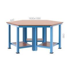 GLS Garaj 3825 Çalışma Tezgahı Altıgen