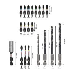 Bosch Pro Impact Metal Delme ve Vidalama Ucu Seti 20 Parça