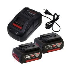 Bosch GAL 1880 CV Şarj Cihazı + 2 X GBA 18V 5.0AH Yedek Akü-Yedek Batarya