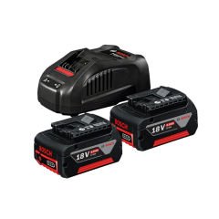 Bosch GAL 1880 CV Şarj Cihazı + 2 X GBA 18V 5.0AH Yedek Akü-Yedek Batarya