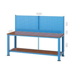 GLS Garaj 3210 Çalışma Tezgahı Askı Panolu