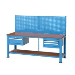 GLS Garaj 3205 Çalışma Tezgahı 3 Çekmeceli Askı Panolu