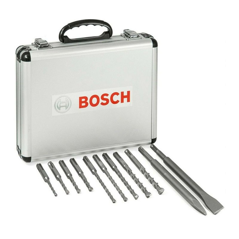 Bosch SDS Plus Kırıcı Delici Matkap Ucu Seti 11 Parça Metal Çantalı
