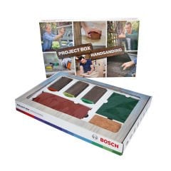 Bosch 15 Parça Hobi Zımpara Proje Seti-Elle Zımparalama