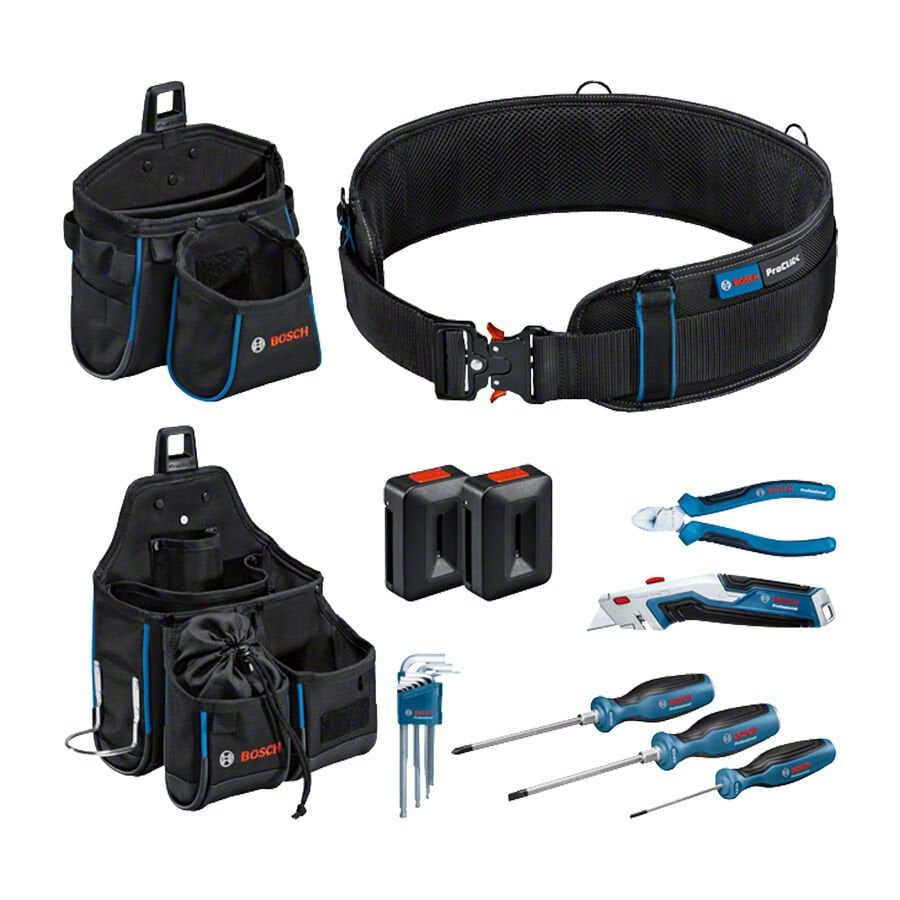 Bosch 1600A02H5C El Aleti Seti + Çanta ve Kemer Seti 6 Parça