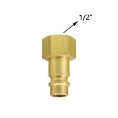 Lüdecke ES12NI Stoper Kaplin Hava Hortum Dişi Uç 1/2''