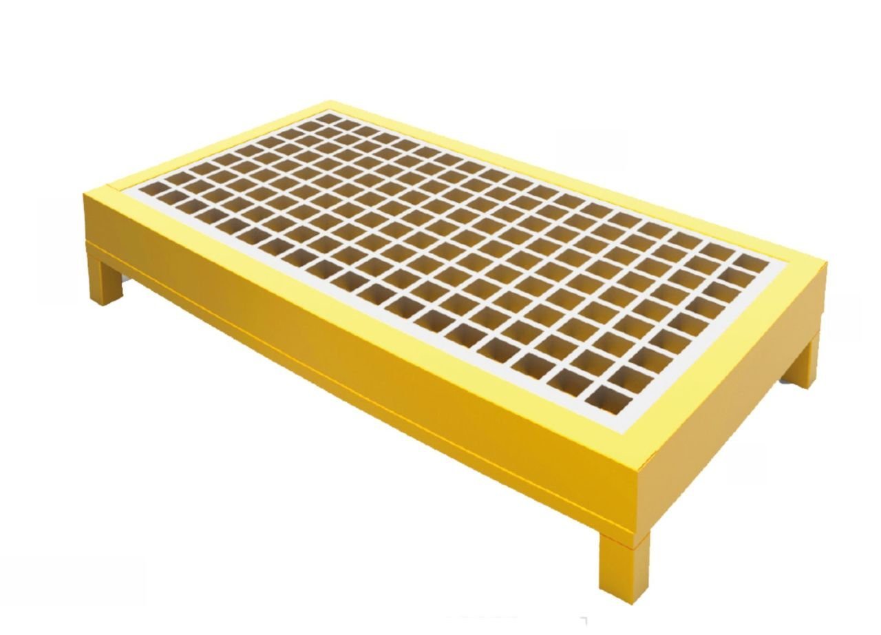 GLS Garaj 7485 Izgaralı Kimyasal Varil Paleti