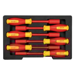 Bosch 1600A02NF3 VDE Lokma Tornavida Seti 1000 Volt HEX 6 Parça