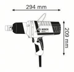 Bosch GDS 18 E Elektrikli Darbeli Somun Sıkma 1/2''