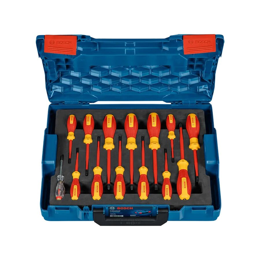 Bosch 1600A02NF9 VDE Tornavida Seti Karışık 14 Parça