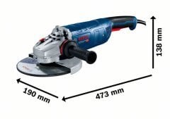 Bosch GWS 24-180 P Büyük Taşlama Makinası 2400 Watt 180 mm