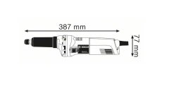 Bosch GGS 8 CE Kalıpçı Taşlama 750 Watt