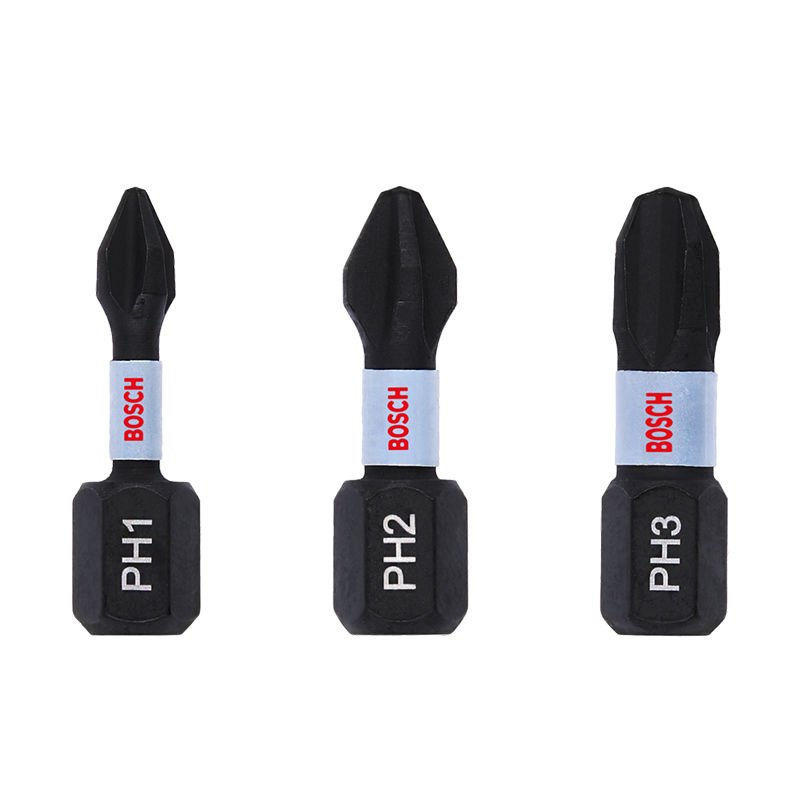 Bosch Impact Control Yıldız Bits Uç PH1/2/3 x 25 mm 3 Parça
