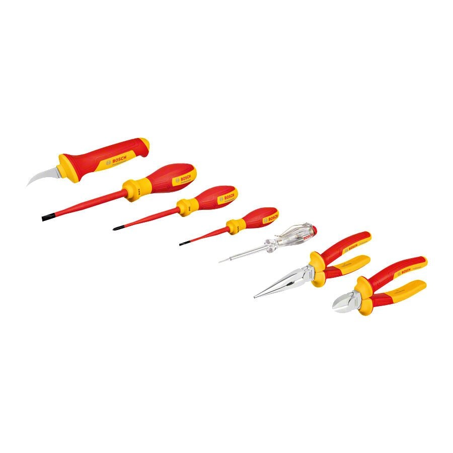 Bosch 1600A02NG3 VDE Karışık El Aleti Seti 7 Parça