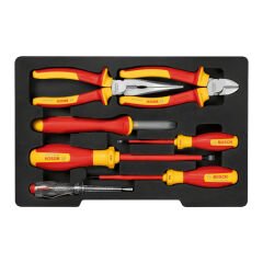 Bosch 1600A02NG3 VDE Karışık El Aleti Seti 7 Parça