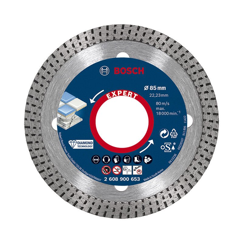 Bosch Expert HardCeramic Elmas Kesme Diski 85x22,23 mm