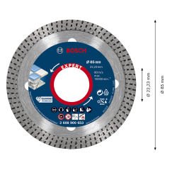 Bosch Expert HardCeramic Elmas Kesme Diski 85x22,23 mm