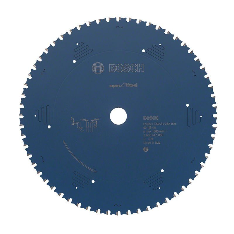 Bosch Expert For Steel Daire Testere Bıçağı Metal İçin 305*25,4 mm 80 Diş