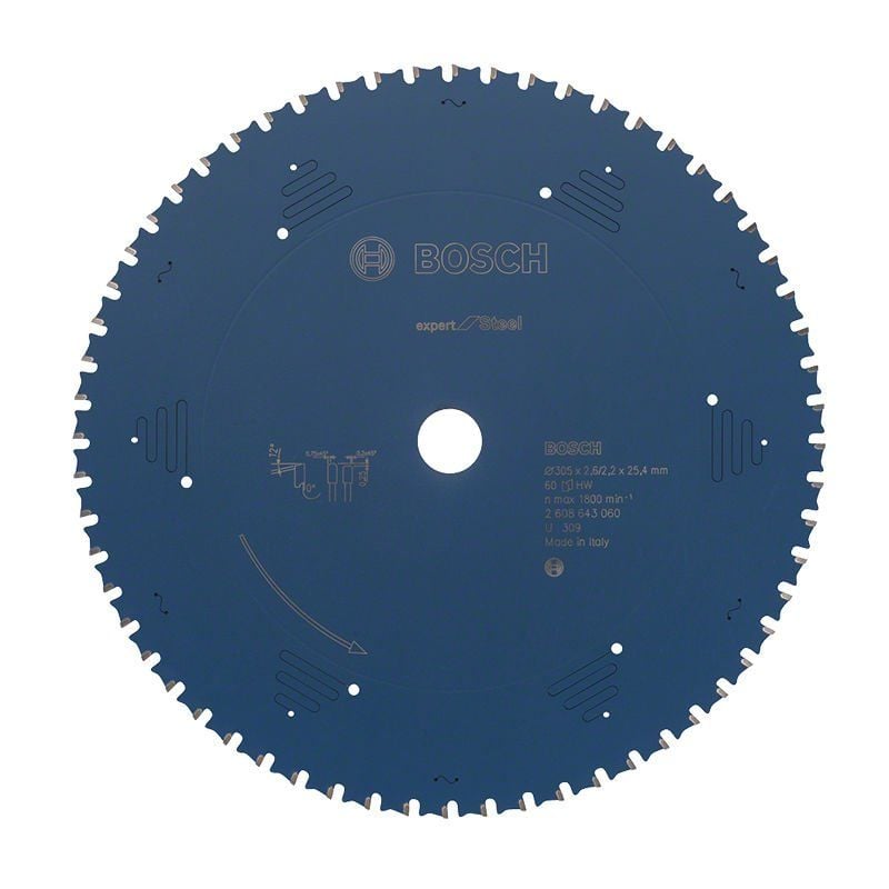 Bosch Expert For Steel Daire Testere Bıçağı Metal İçin 305*25,4 mm 80 Diş