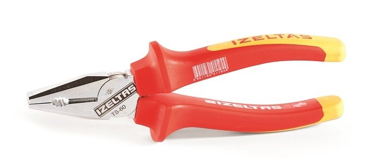 İzeltaş 3020 12 6160 İzoleli Elektrikçi Kombine Pense 1000 Volt