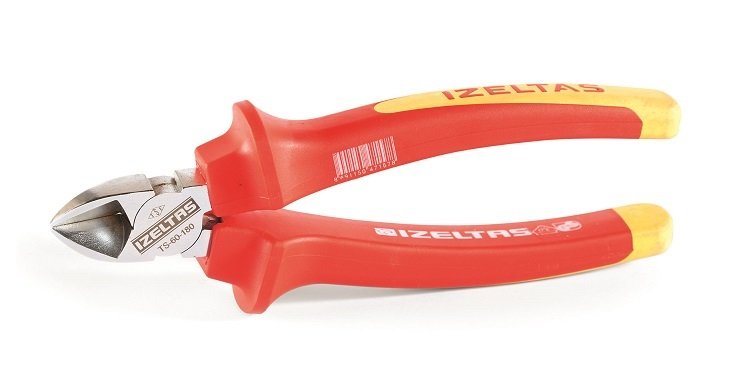 İzeltaş 3700 16 6160 İzoleli Elektrikçi Yan Keski 160 mm 1000 Volt