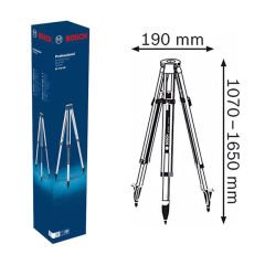 Bosch BT 170 HD Alüminyum Profesyonel Tripod