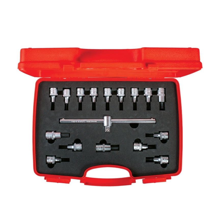 İzeltaş Lokmalı Allen Uç ve Star Torx Uç Takımı 17 Parça