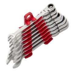 İzeltaş 0345 00 2112 Mafsallı Cırcır Kombine Anahtar Takımı 12 Parça